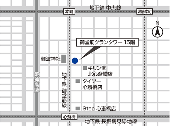 大阪本社　地図